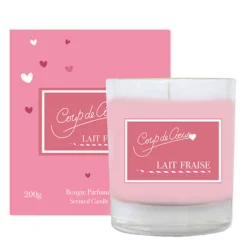 Bougie Parfumée Lait de Fraise