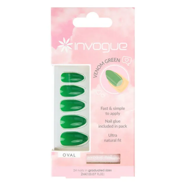 Faux-ongles Colorés Ovale