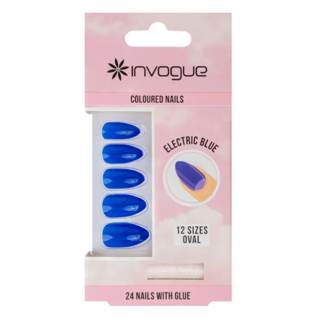 Faux-ongles Colorés Ovale