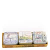 Lot de 3 Boites à Savon "Paris 1"